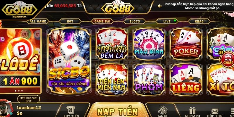 GO88 Z0omp7q - Đổi Thưởng Xanh Chín, Uy Tín Tạo Nên Đẳng Cấp 7 Game bài GO88 là một trong những sản phẩm chủ lực hiện nay