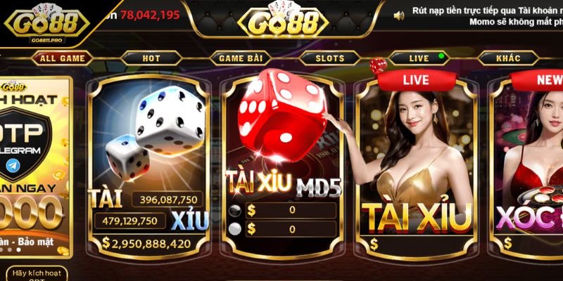 GO88 Z0omp7q - Đổi Thưởng Xanh Chín, Uy Tín Tạo Nên Đẳng Cấp 5 Giao diện được thiết kế vô cùng ấn tượng và độc đáo